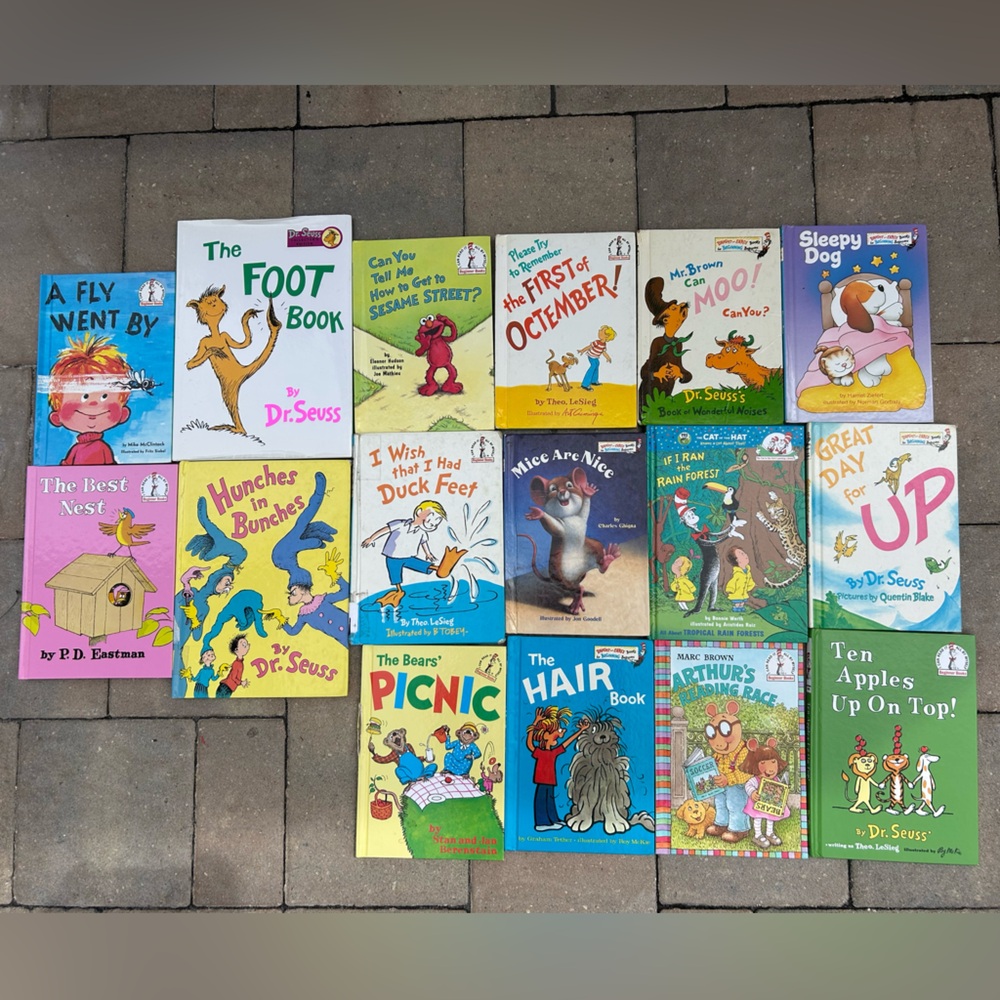 16 Vintage Dr. Seuss Book Lot Bundle